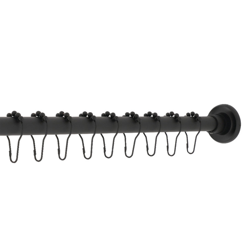 Kingston Brass Edenscape 72" Adjustable Straight Fixed Shower Curtain